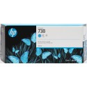 Tinta Original HP 738XL 676M6A Cyan para Designjet T850 T950 (300 ml)