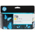 Tinta Original HP 738 498N7A Amarillo para Designjet T850 T950 (130 ml)