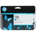 Tinta Original HP 738 498N5A Cyan para Designjet T850 T950 (130 ml)
