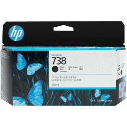 Tinta Original HP 738 498N4A Negro para Designjet T850 T950 (130 ml)