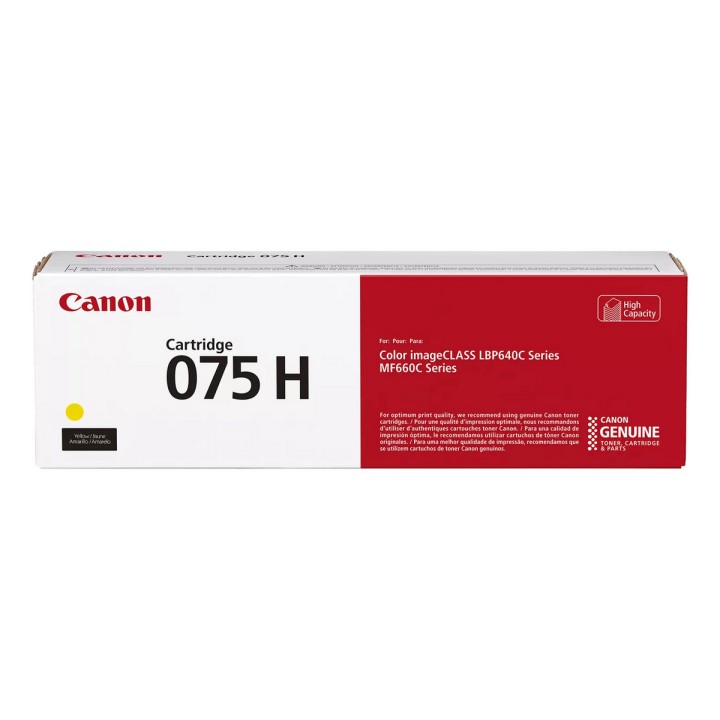 Toner Original CANON 075H 6366C002 Amarillo para LBP646 LBP647 MF664 MF667 (2. 5k)