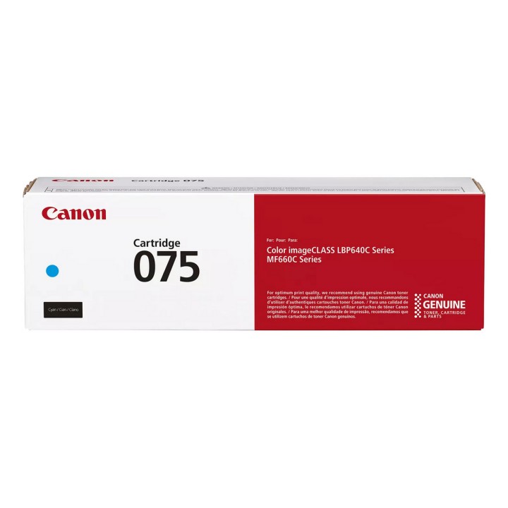 Toner Original CANON 075 6364C002 Cyan para LBP646 LBP647 MF664 MF667 (1. 3k)