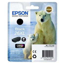 Tinta Original EPSON 26XL T2621 C13T26214010 Negro