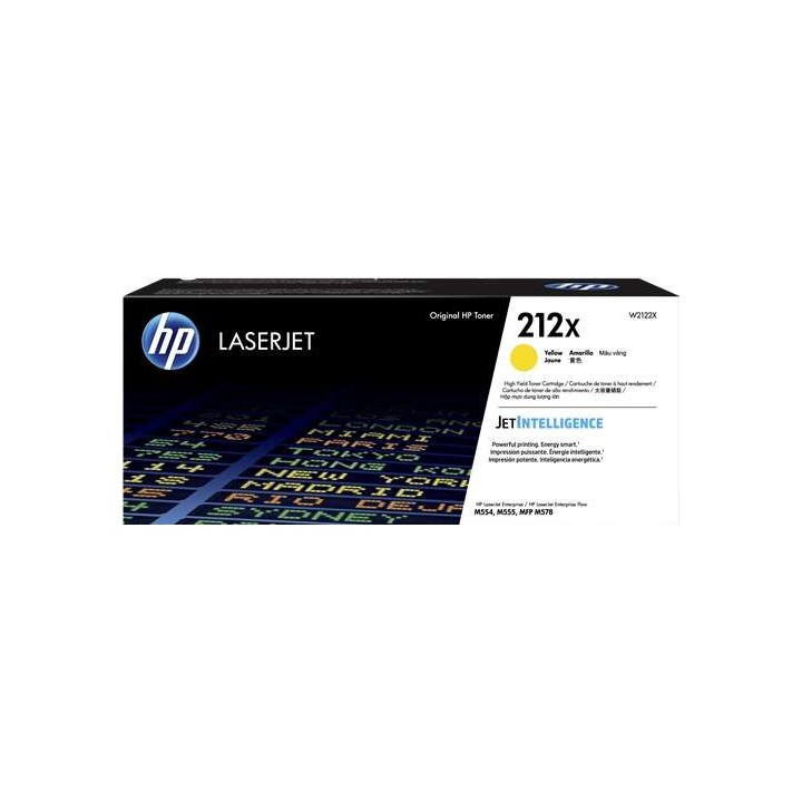 Toner Original HP W2122X (212X) Amarillo (10k)