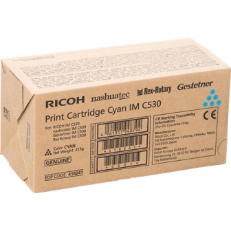 Toner Original RICOH 418241 Cyan para IM C530 (18k)
